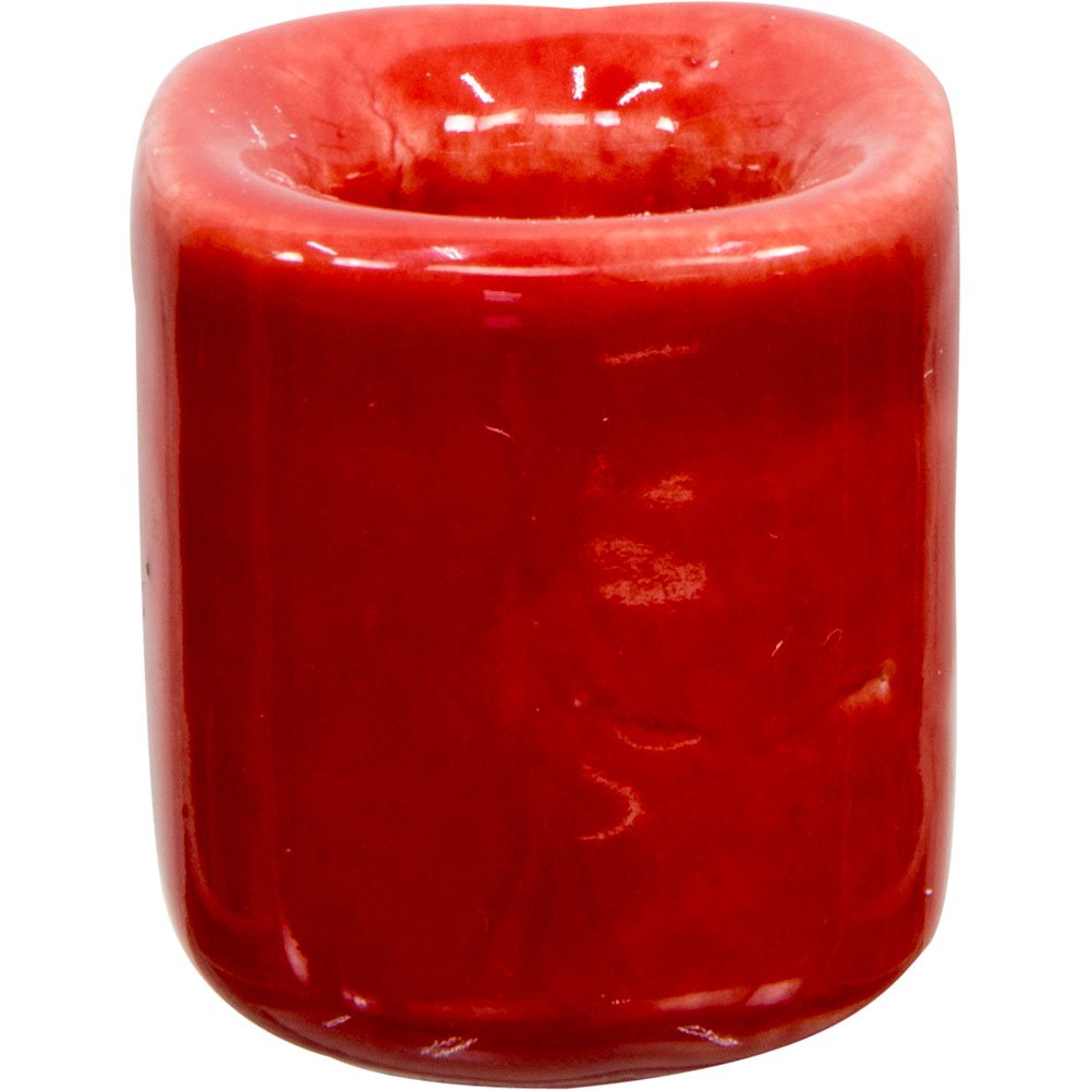 Red chime candle holder