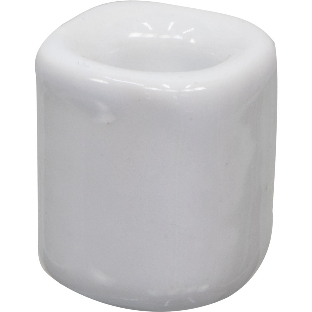 White chime candle holder