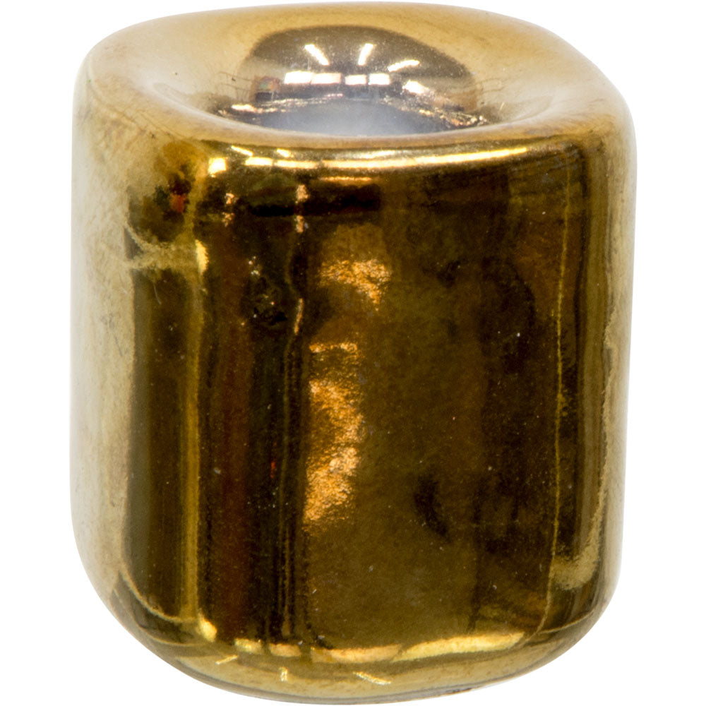 Gold chime candle holder