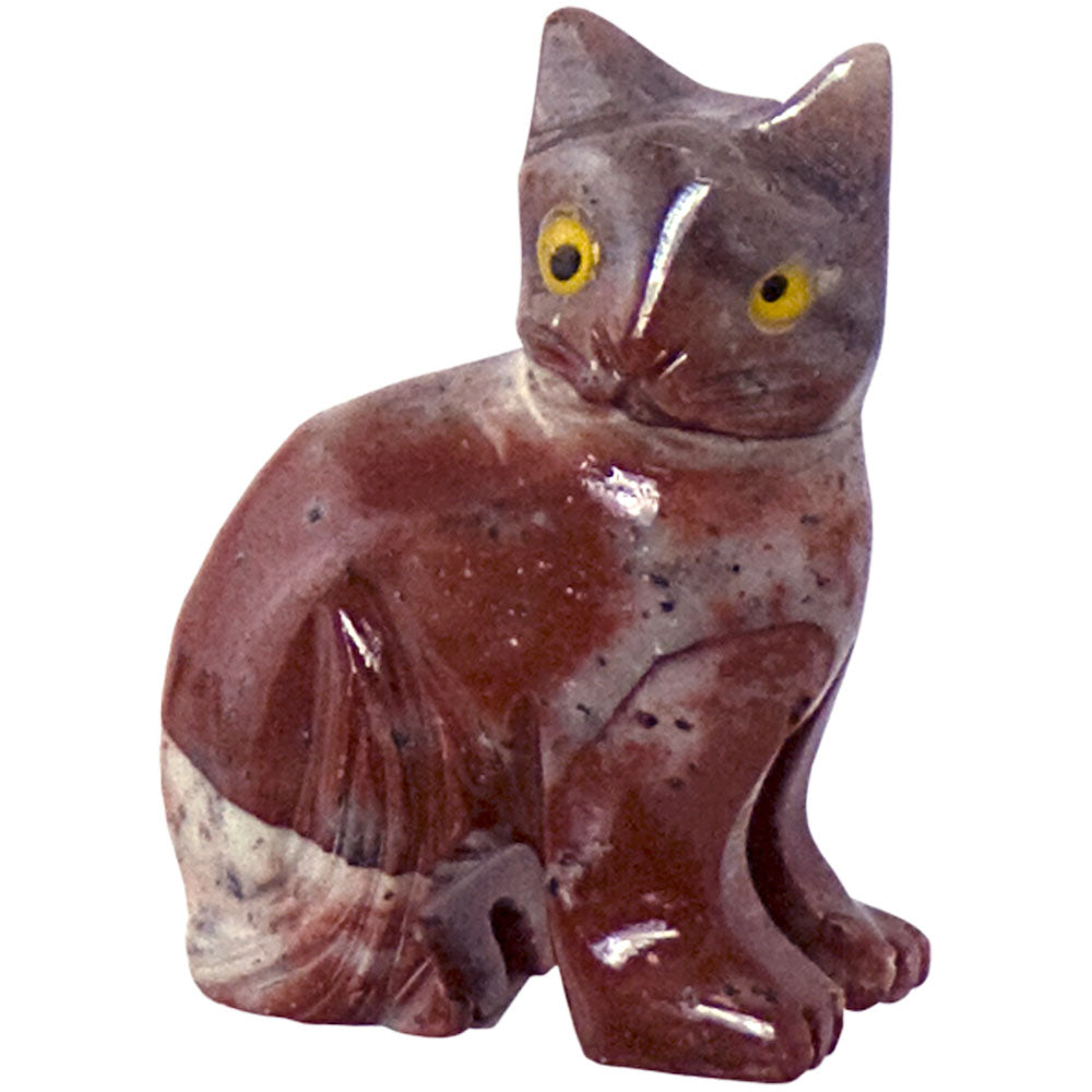 Dolomite Cat carving spirit animal