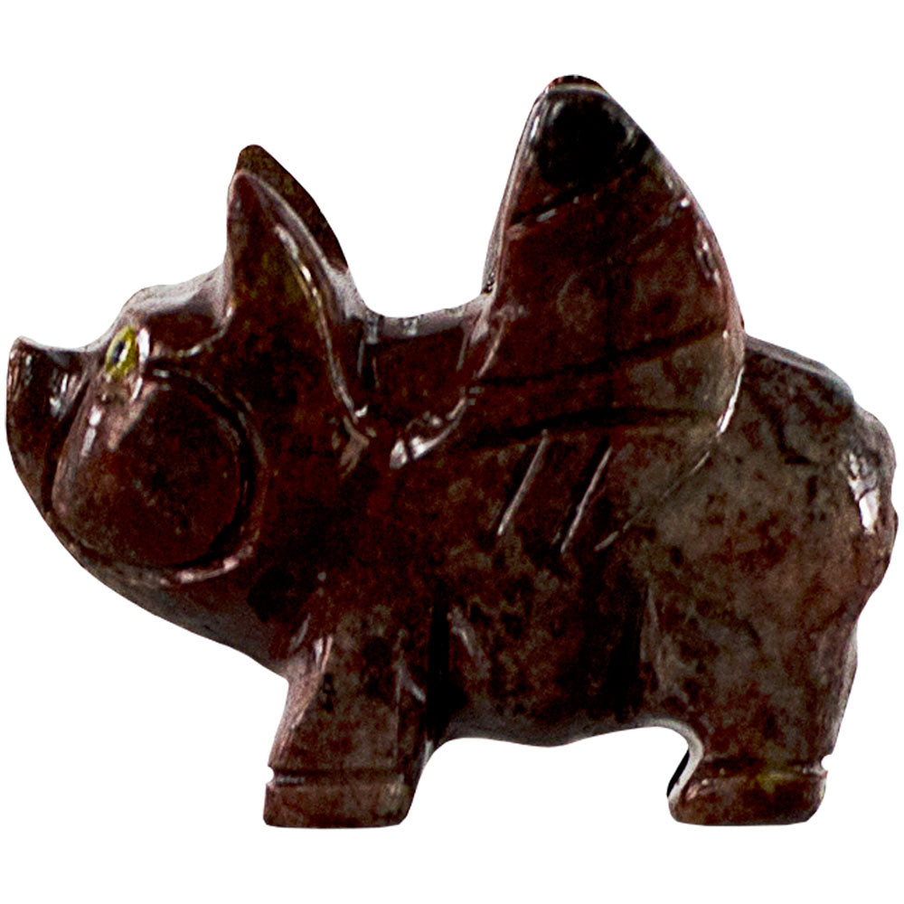 Dolomite "Angel Pig" carving spirit animal