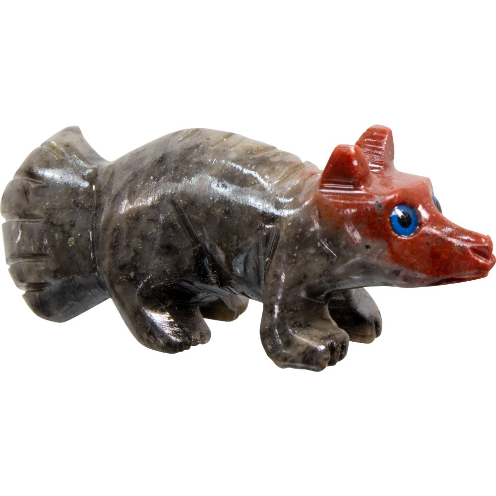 Dolomite Fox carving spirit animal