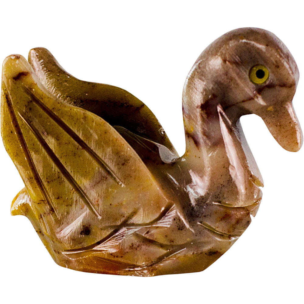 Dolomite Swan carving spirit animal