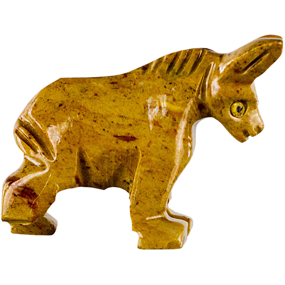 Dolomite Donkey carving spirit animal