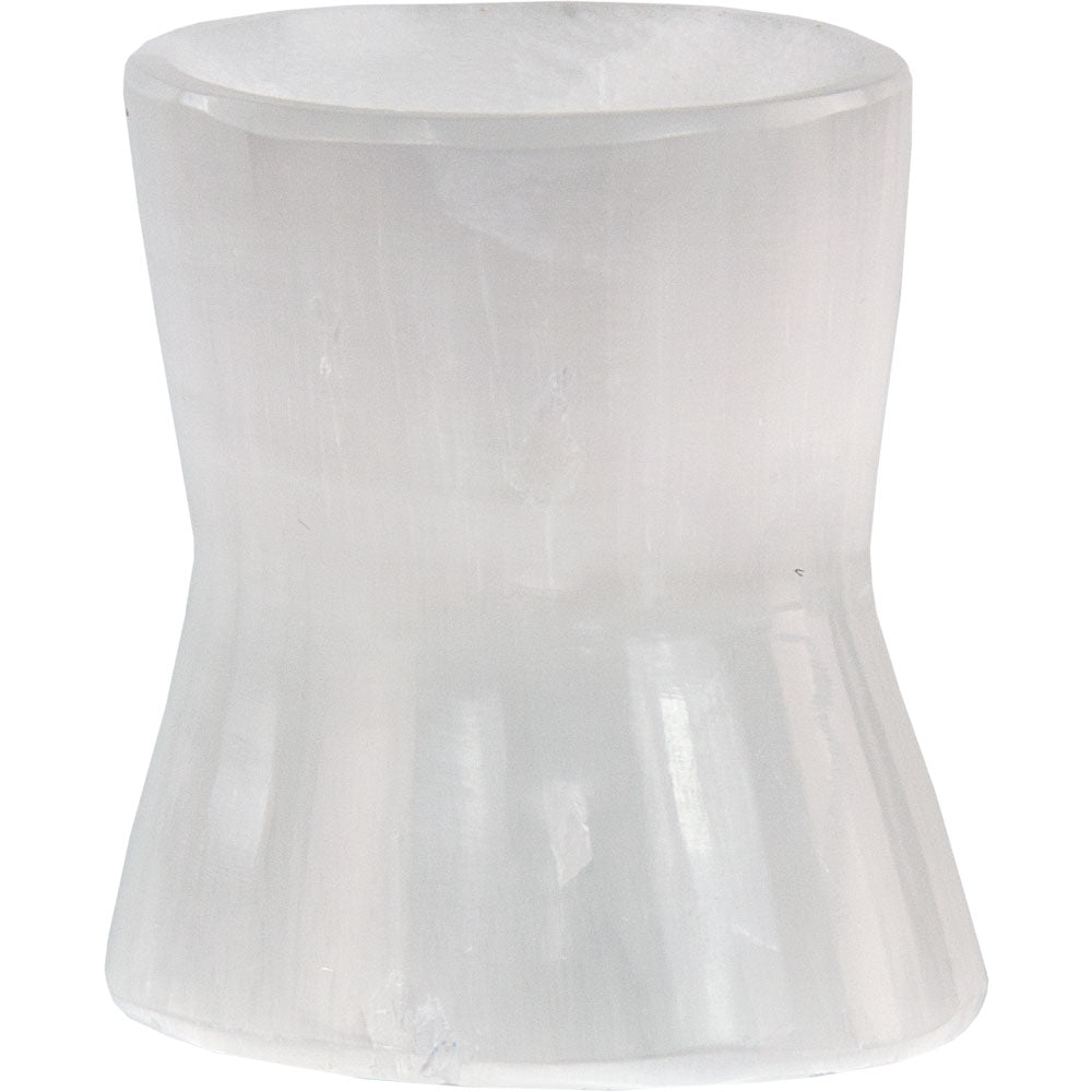 Large Selenite Sphere Stand