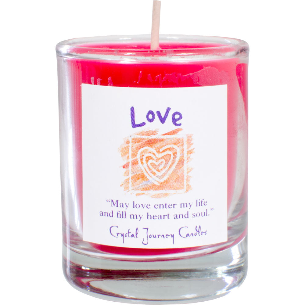 Love Soy Herbal Votive Candle