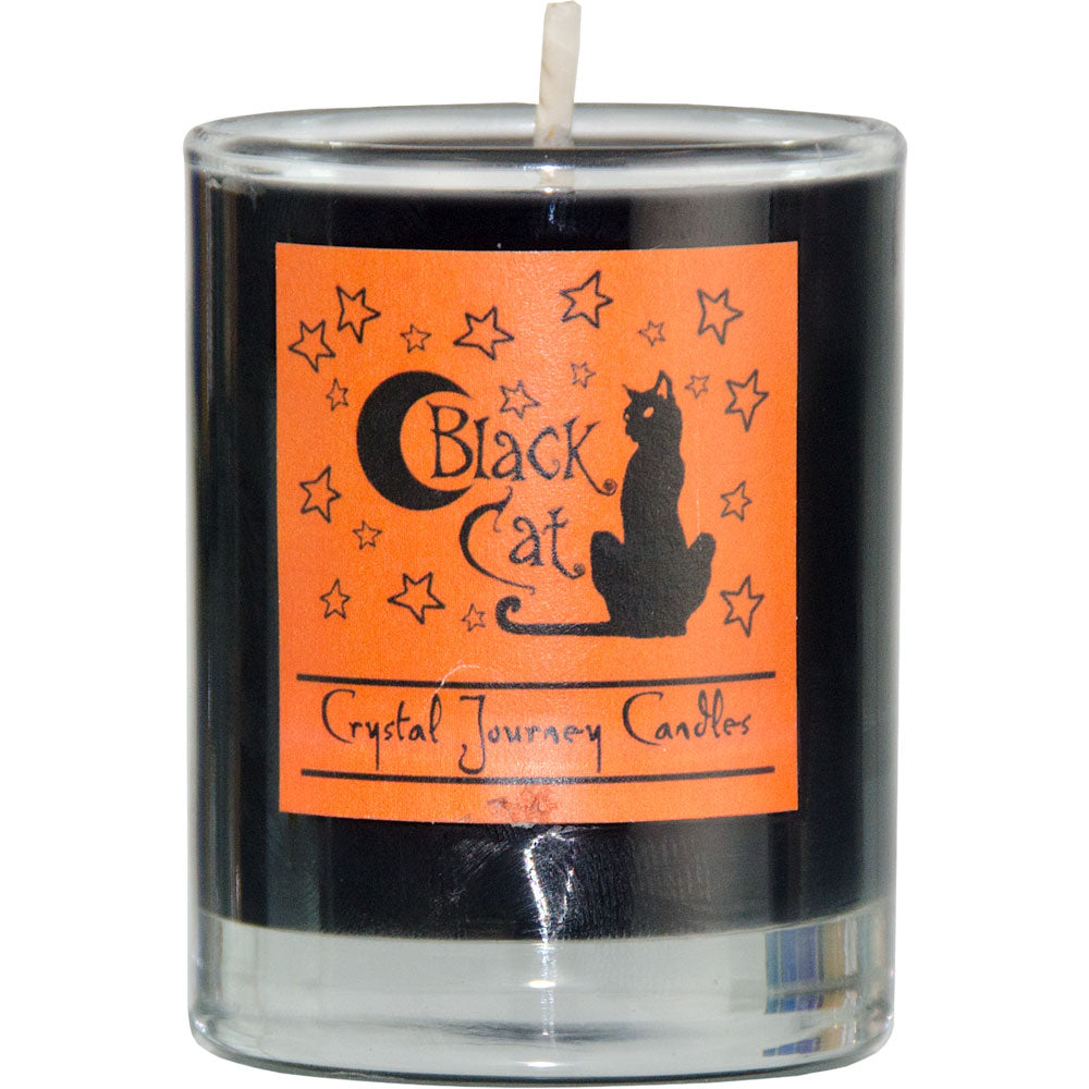 Black Cat Soy Herbal Votive Candle