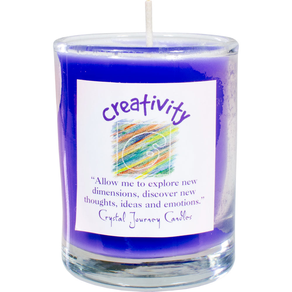 Creativity Soy Herbal Votive Candle