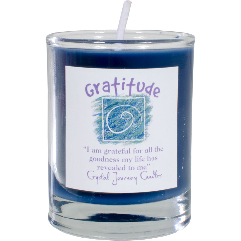 Gratitude Soy Herbal Votive Candle