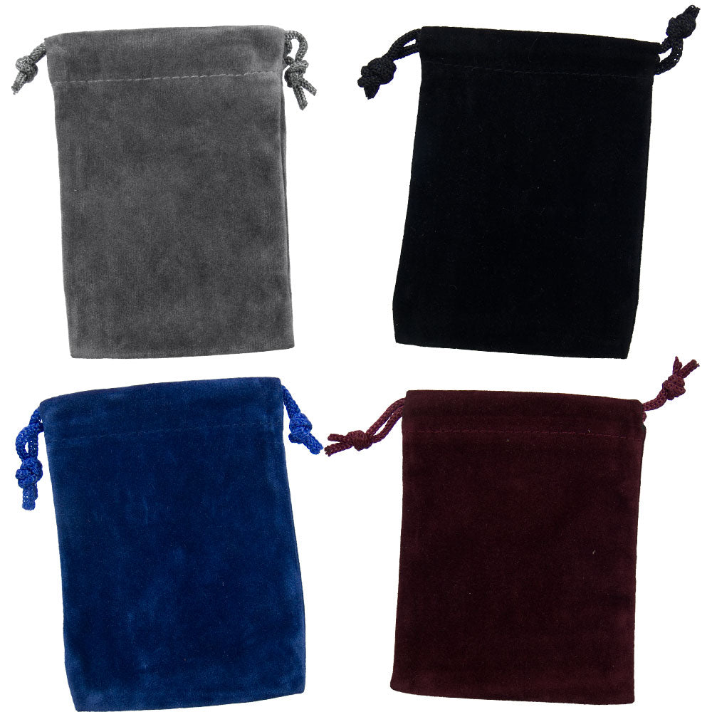 Unlined Velvet Bag 2 x 2.5 Assortment