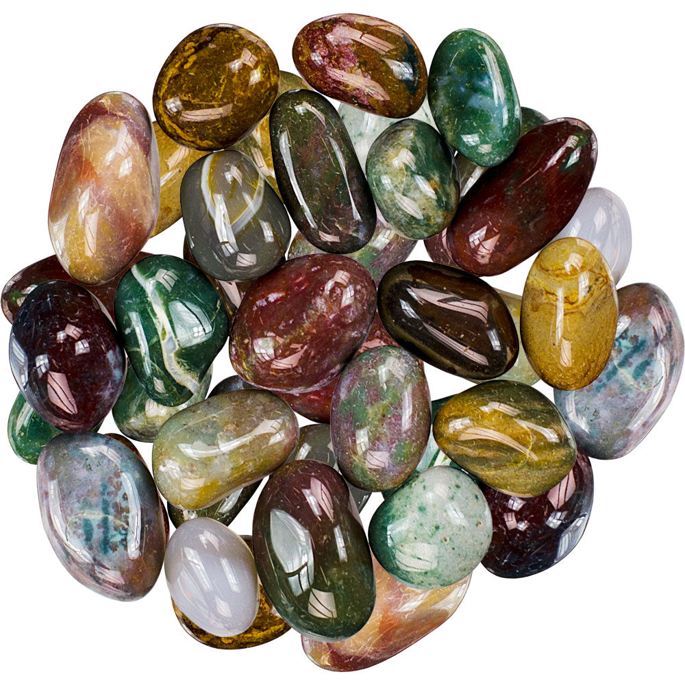 Fancy Jasper Tumbled Stone