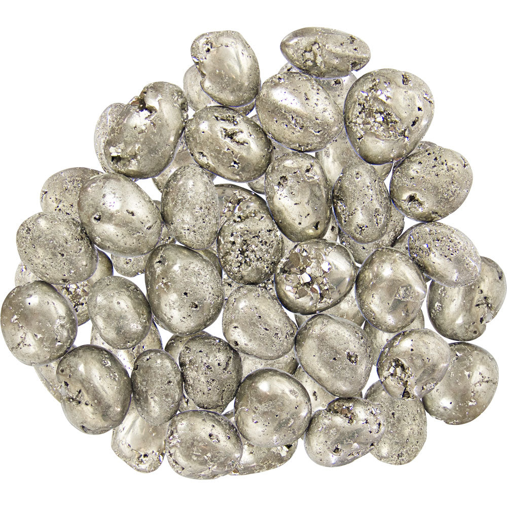 Pyrite Tumbled Stone