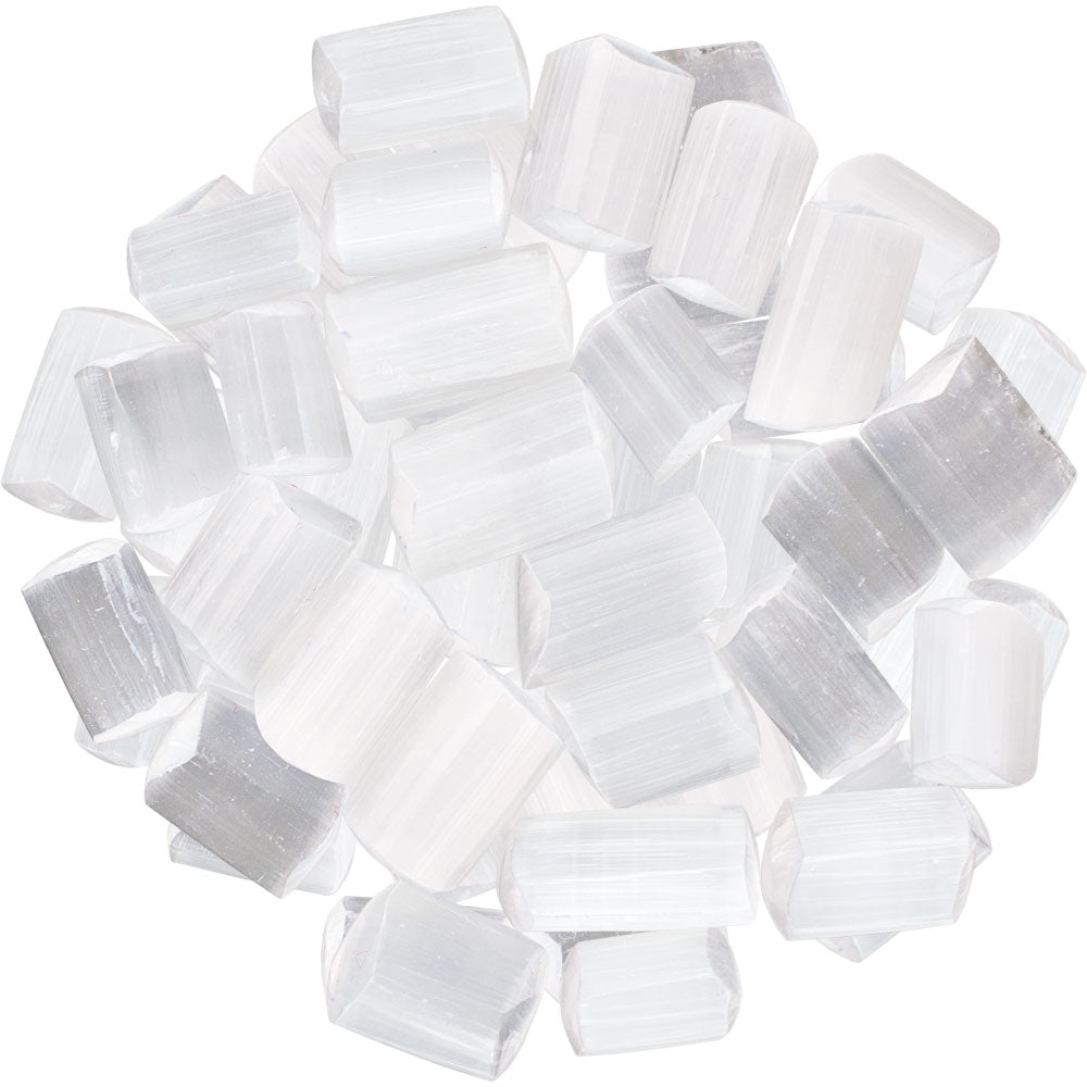 White Selenite Tumbled Stone