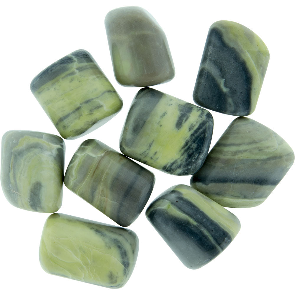 Infinite Serpentine Tumbled Stone