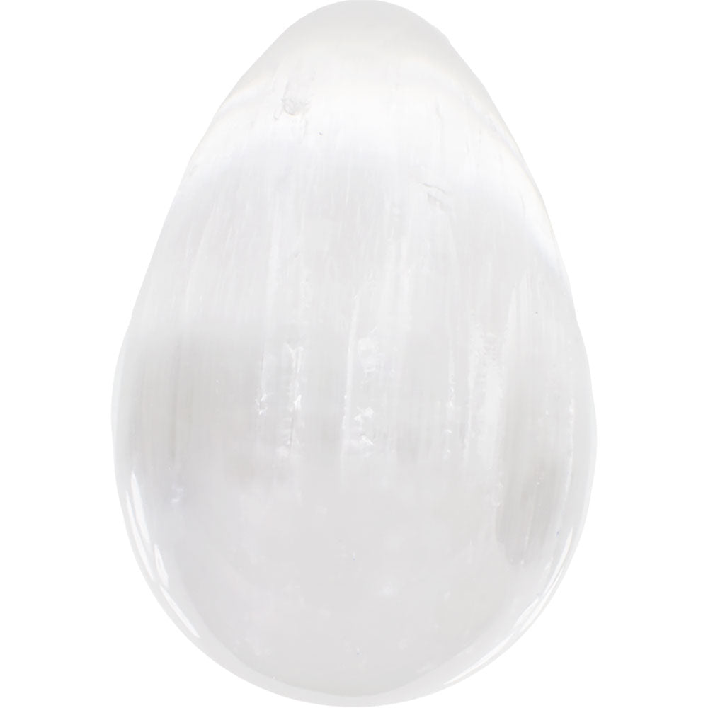 Gemstone Carving 45mm White Selenite Egg