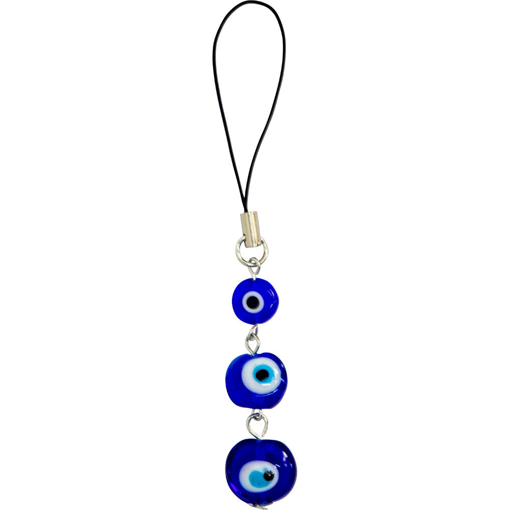 Evil Eye Talisman Cell Holder - Triple Evil Eye