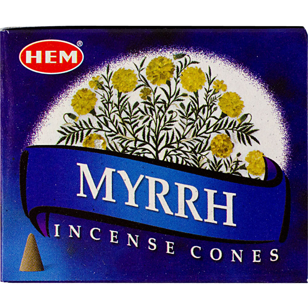Hem Incense Cones 10 cones Myrrh