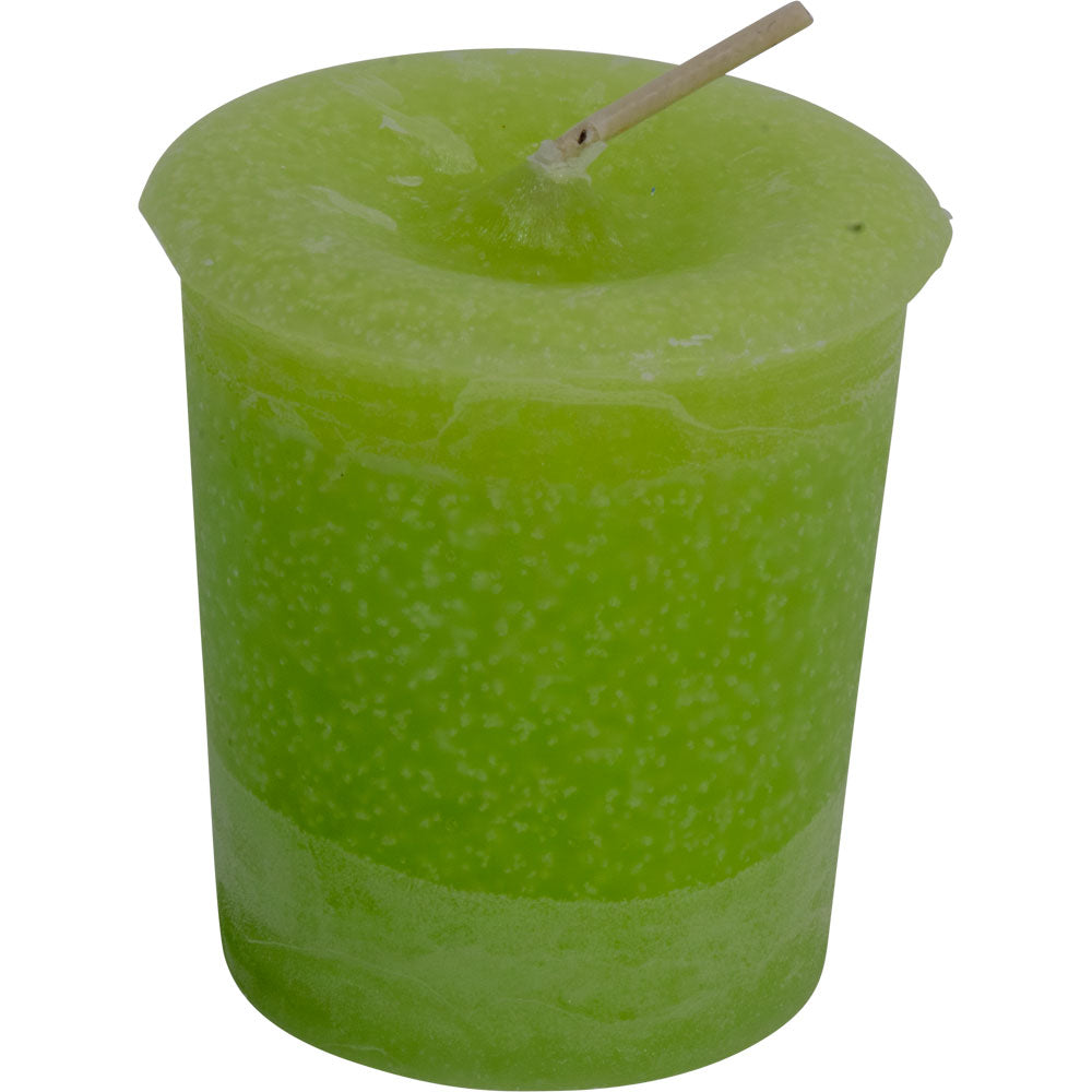 Reiki Herbal Votive Candle Abundance