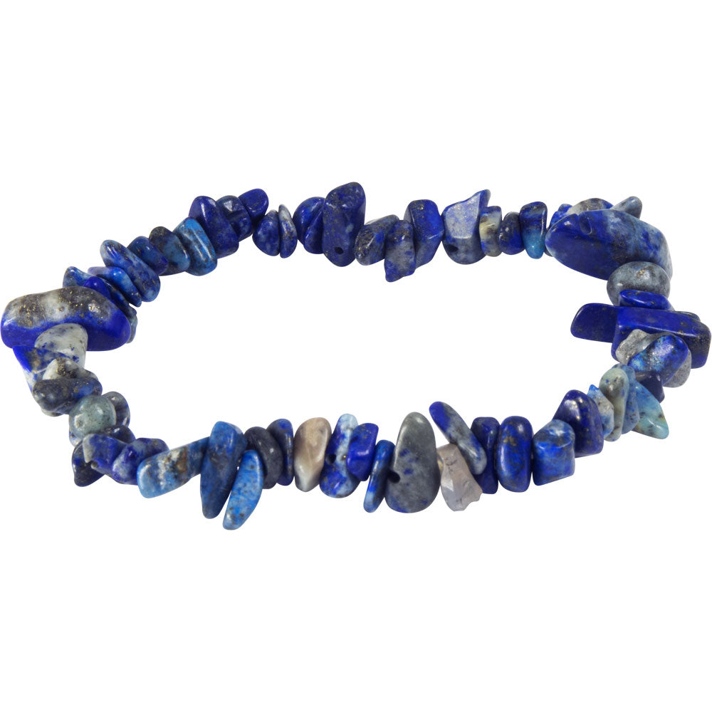 Elastic Chips Bracelet - Lapis Lazuli