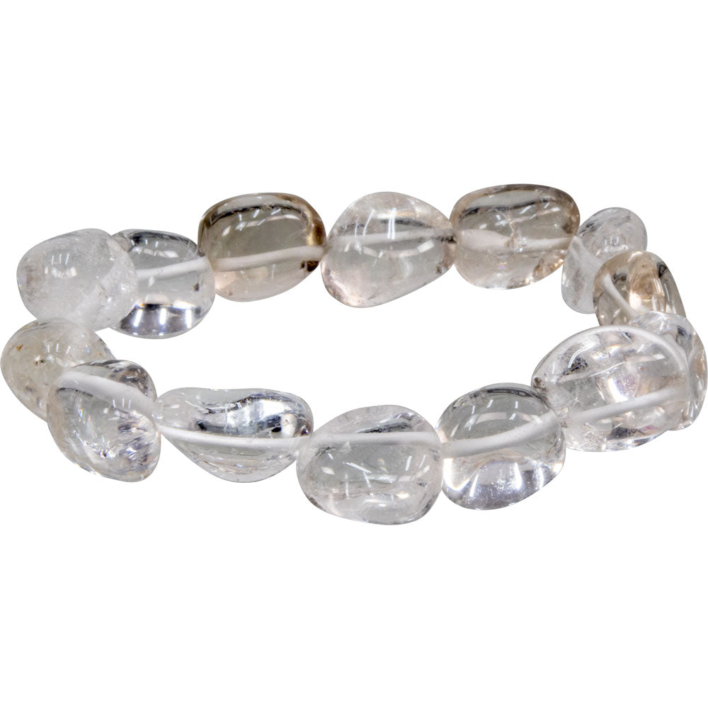 Tumbled Stones Bracelet Clear Quartz