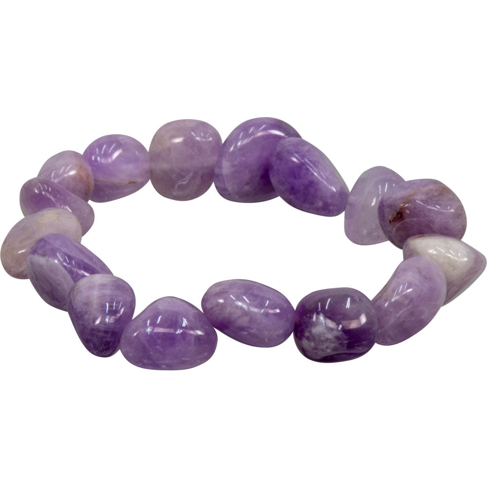 Tumbled Stones Bracelet Amethyst