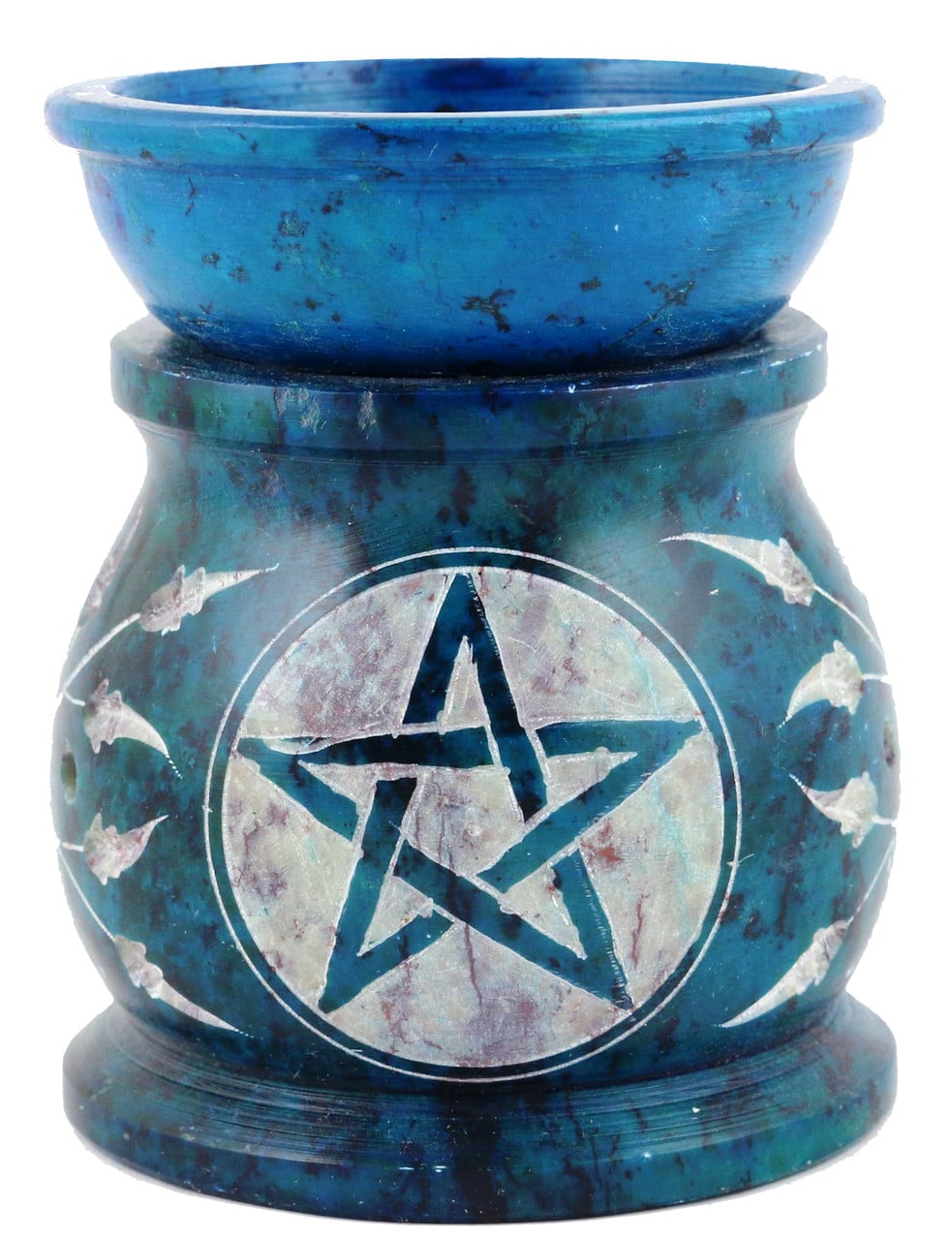 3.5" Blue Pentacle stone Oil Diffuser