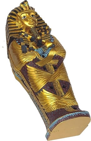 11" King Tut Egyptian Incense Burner Box - 31511
