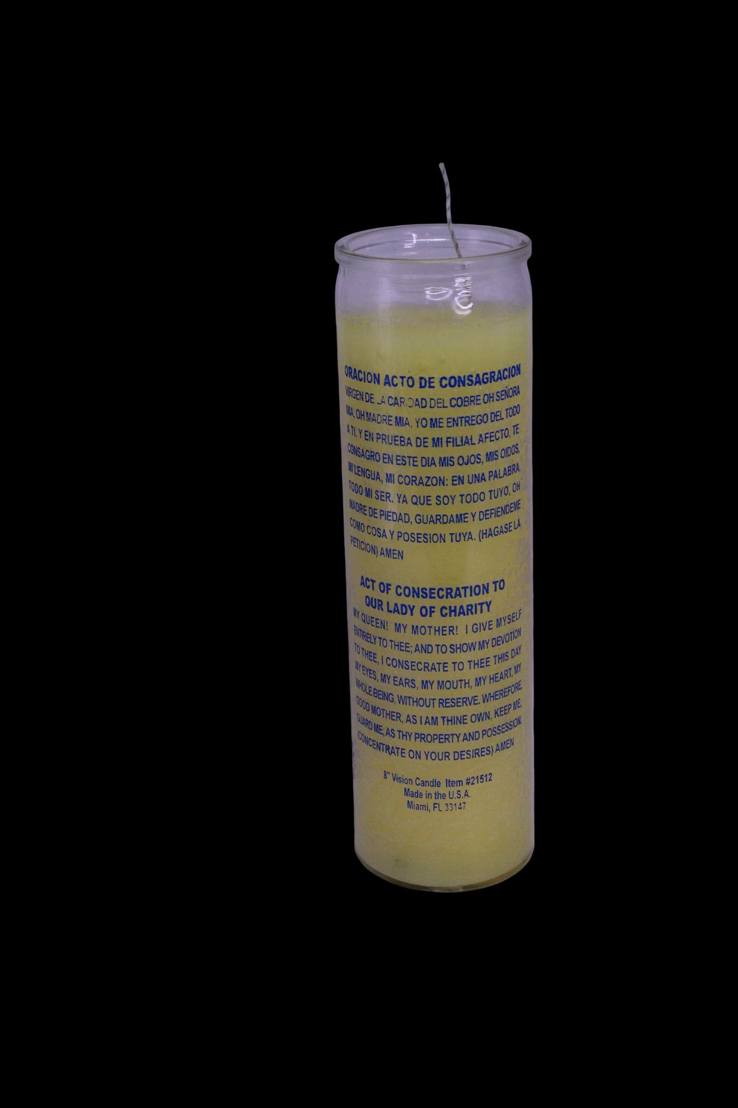 Mother Of Charity 5-7 day candle U/D