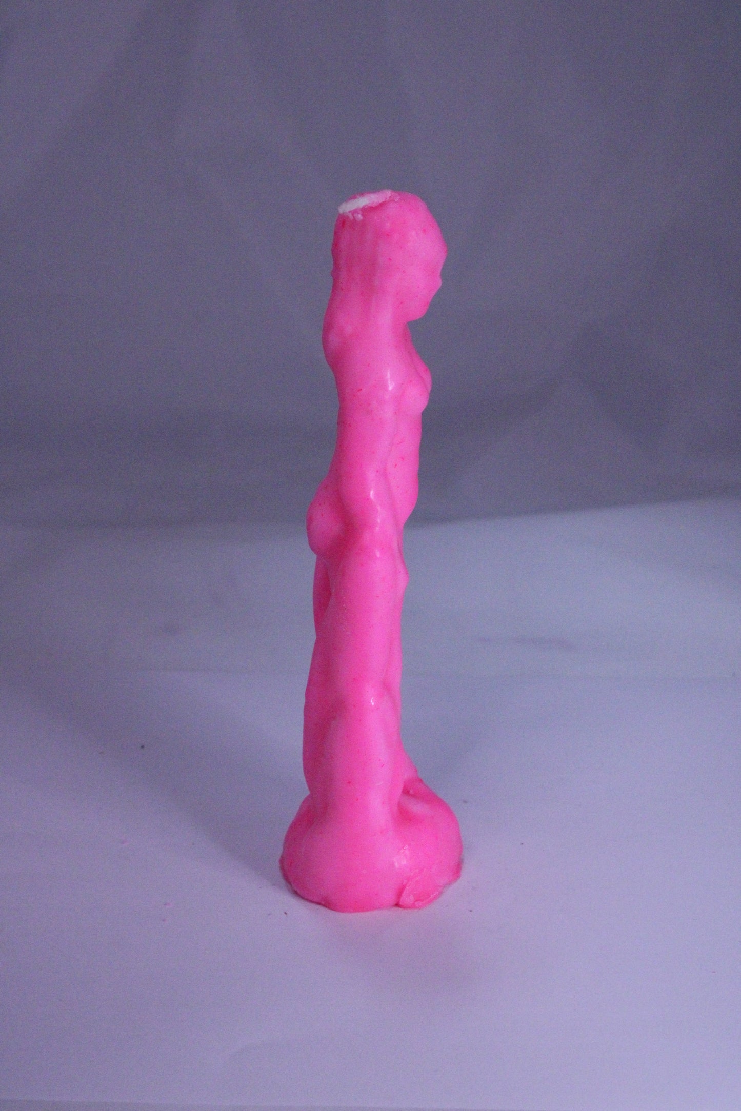 Female Figure Candle Pink