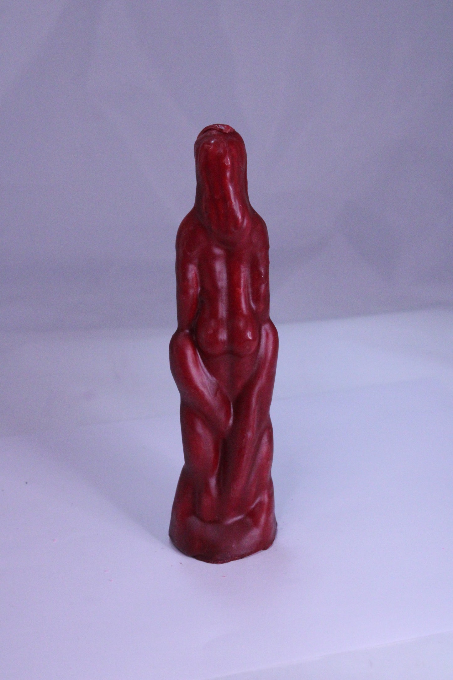 Female Figure Candle Red