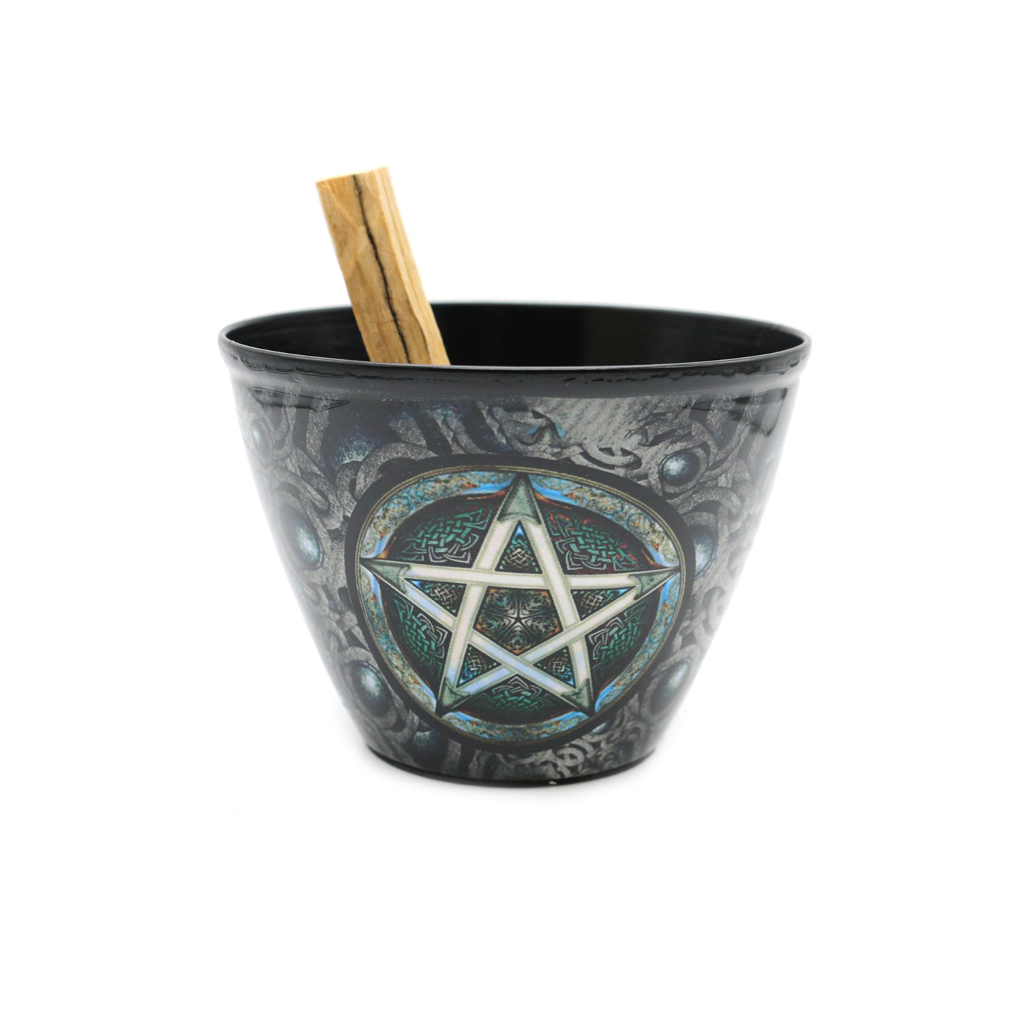 3" Pentacle Metal Smudge Bowl