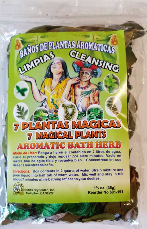 1 1/4oz 7 Magical Plants aromatic bath