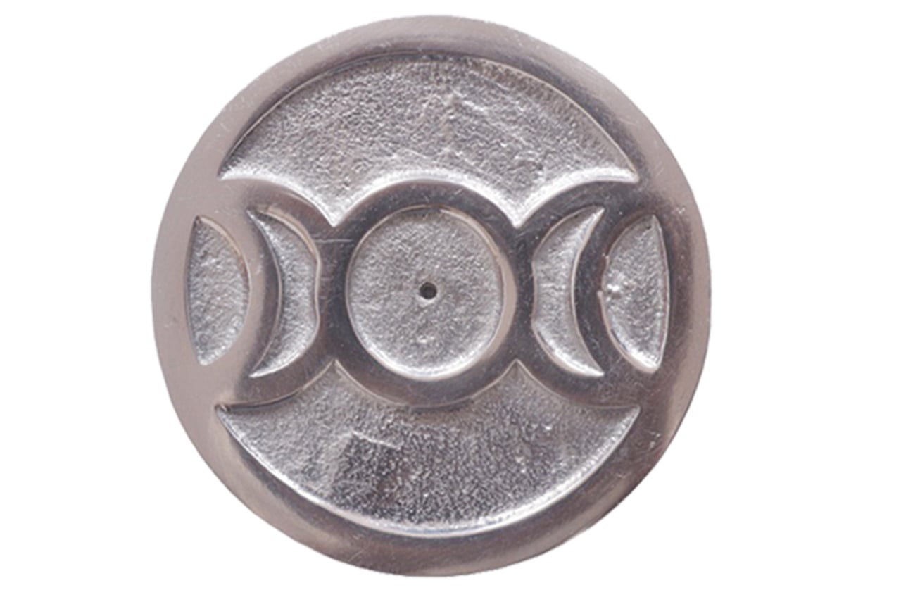 3.5" Triple Moon Incense Burner