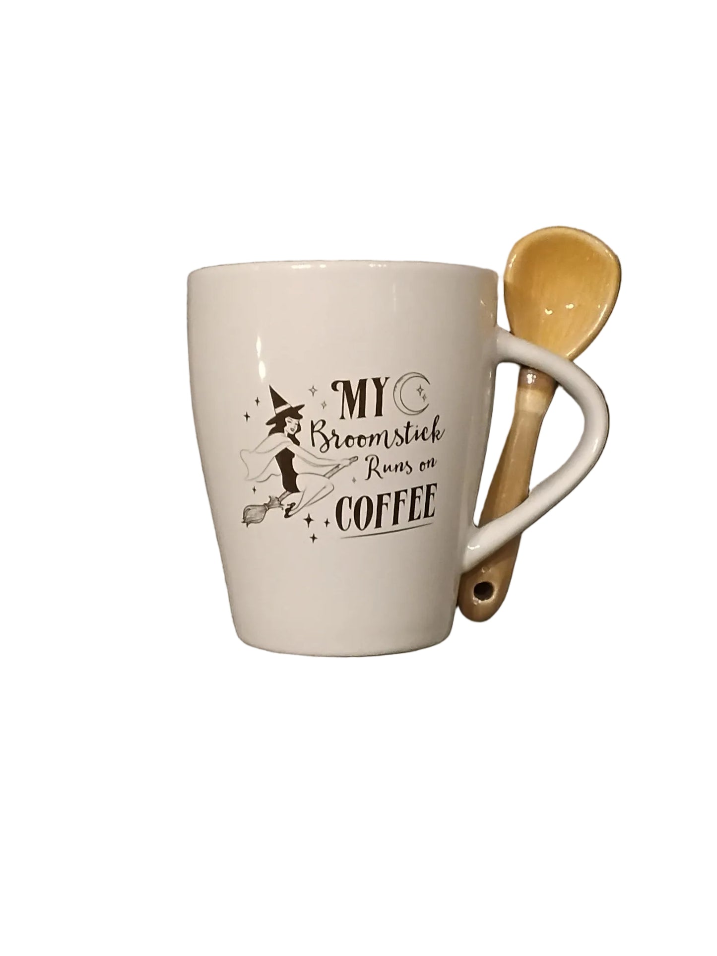 My Broomstick Runs On Coffee Mug