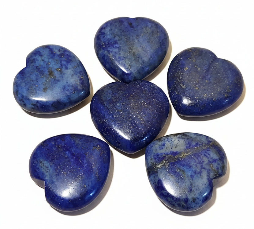 Lapis Lazuli 1" Heart