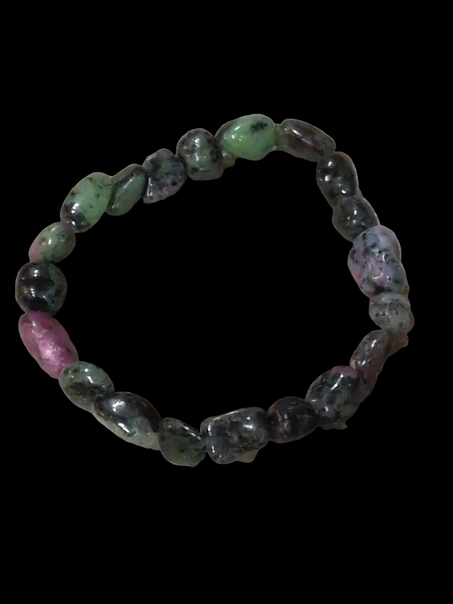 Ruby Zoisite Nugget Bracelet