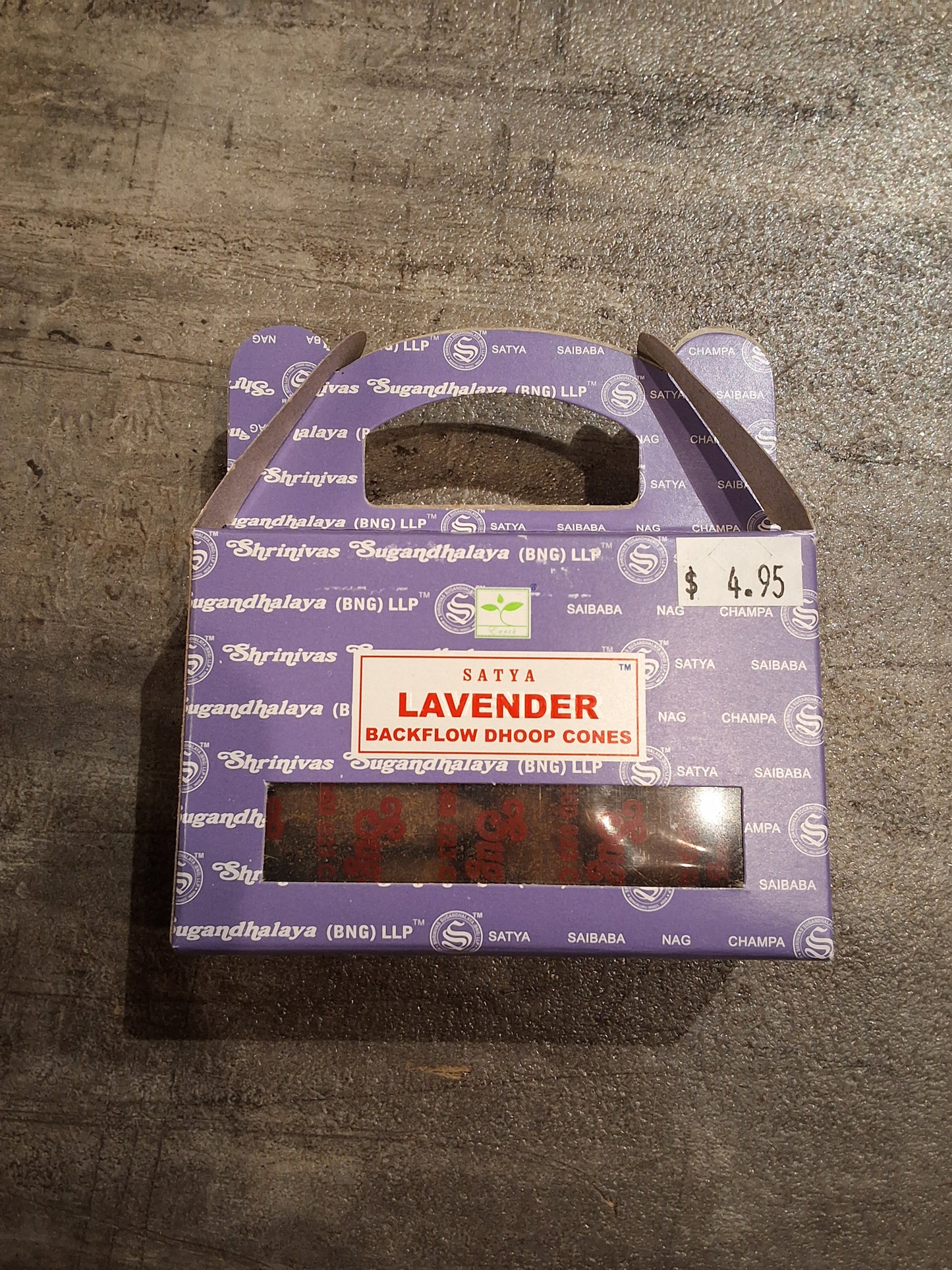Satya Lavender Backflow Cones