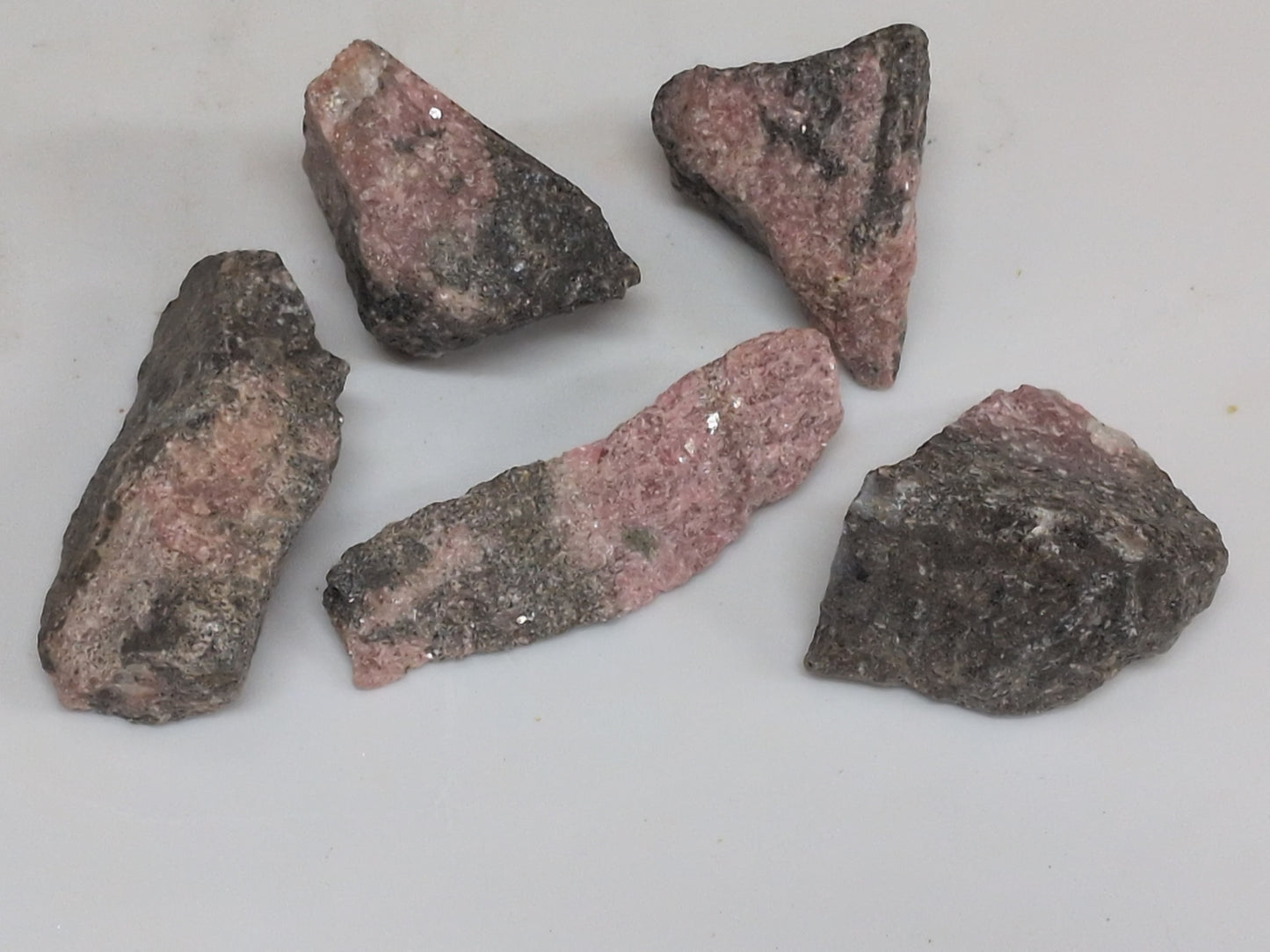 Rough Rhodonite stone