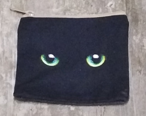 4" x 4.5" Zipper Bag Cat's Eyes