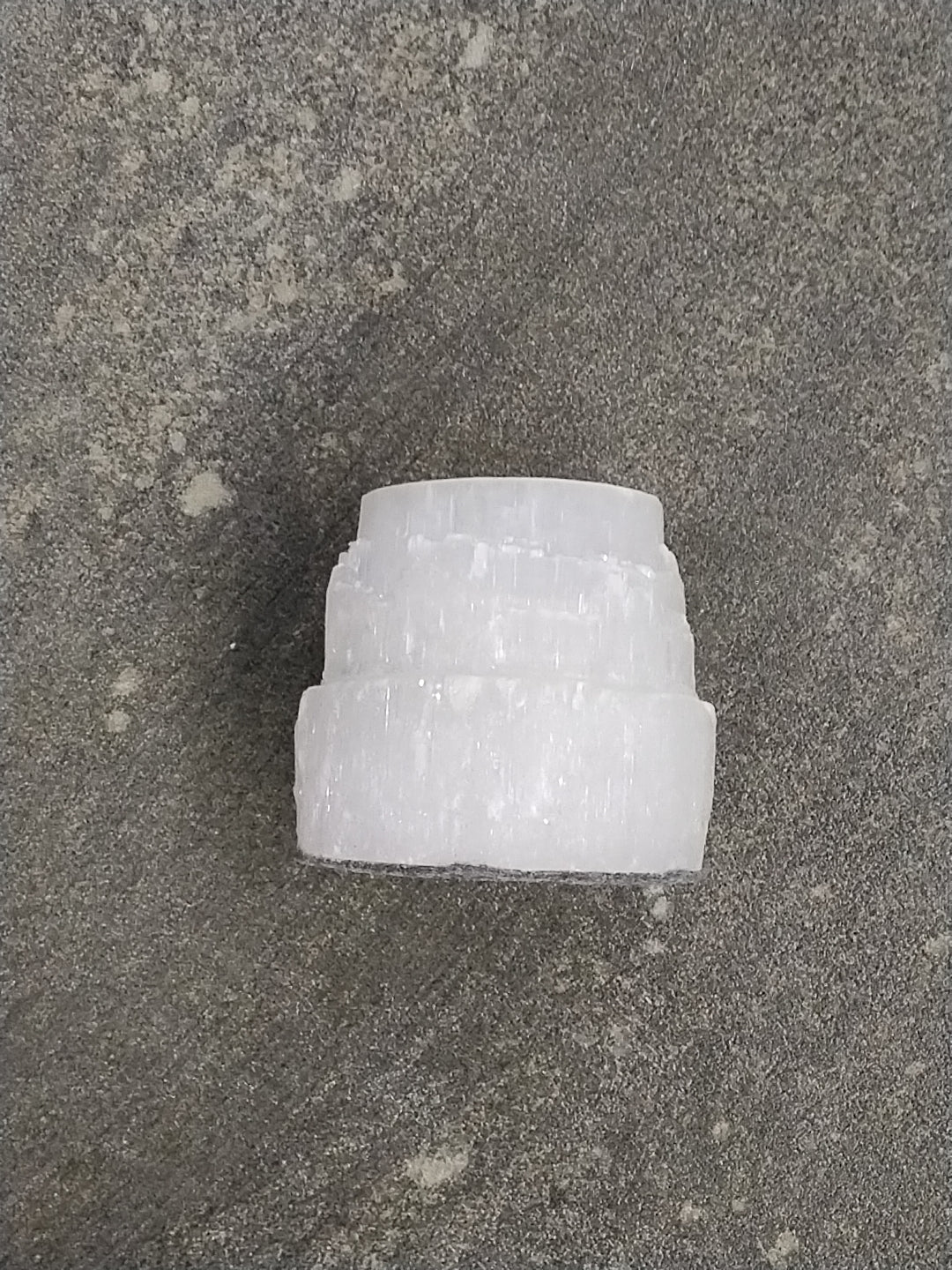 Selenite Candle Holder