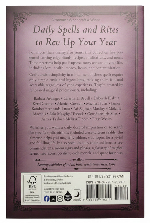 2027 Llewellyn's Witches' Spell-A-Day Almanac