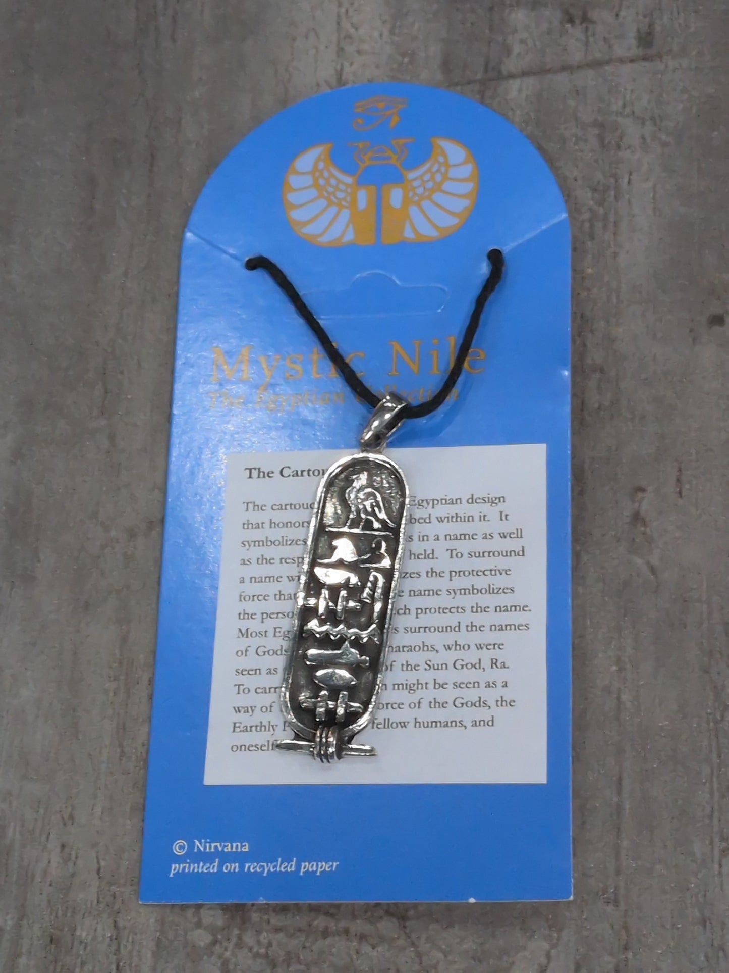 Mystic Nile (Egyptian Collection) The Cartouche Pewter Pendant
