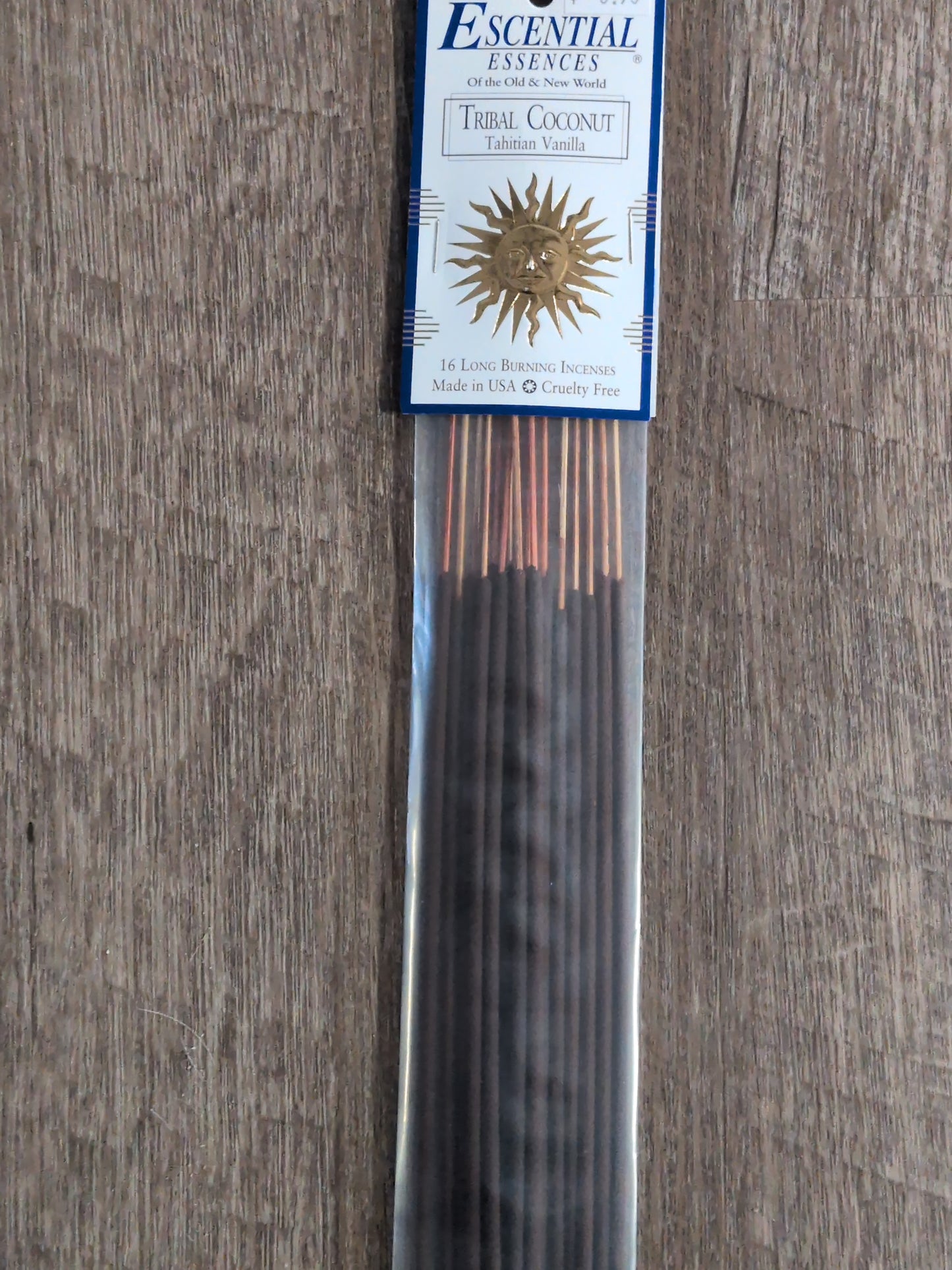 Essential Essences Incense 16 sticks Tribal Coconut