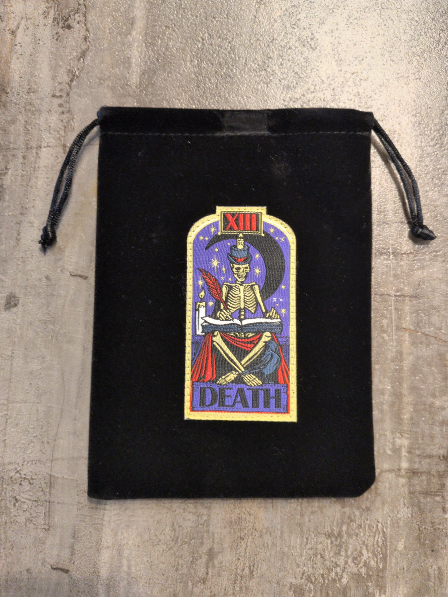 Death Tarot Card Storage Bag