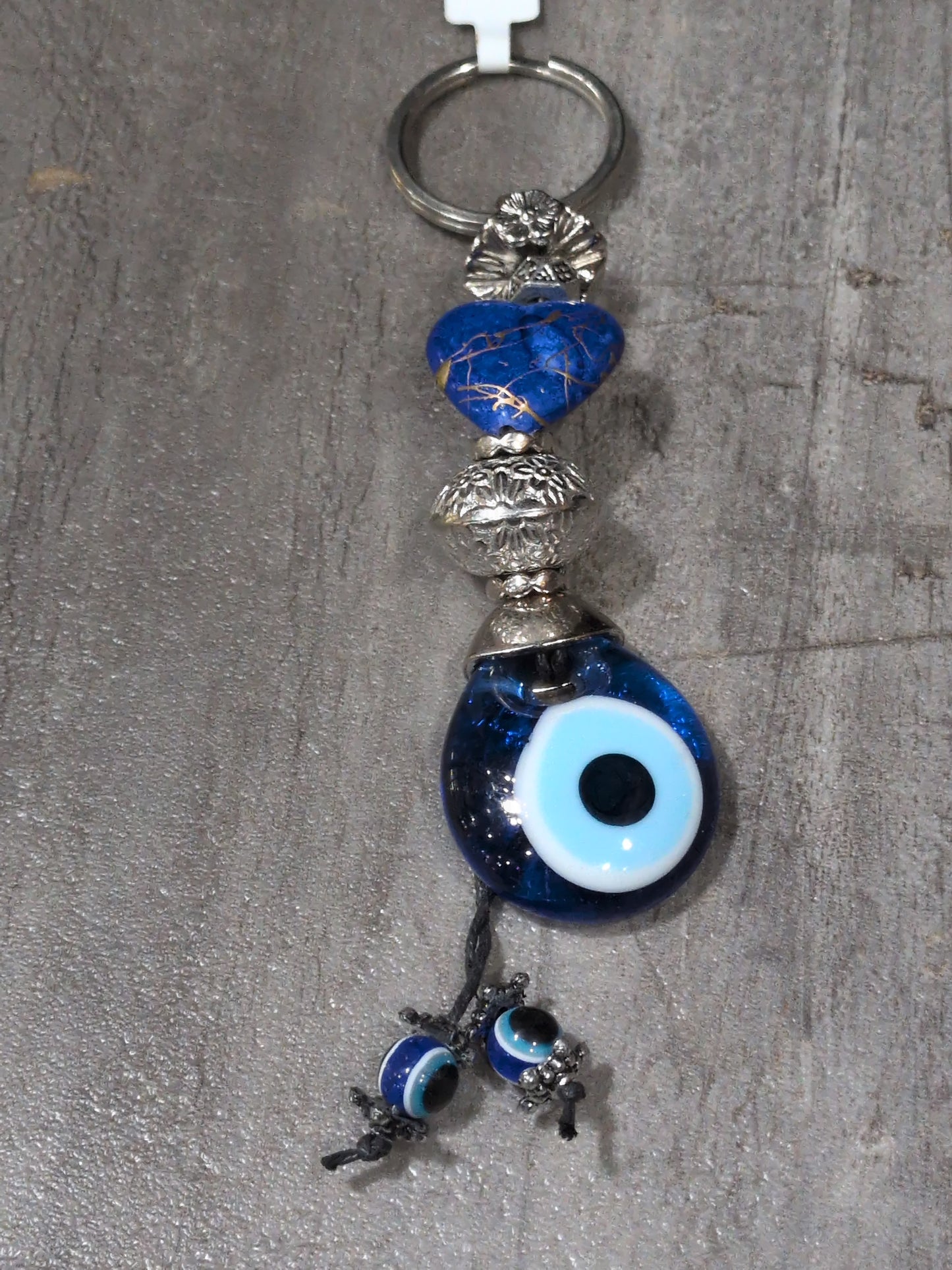 Evil Eye Talisman Key chain Heart