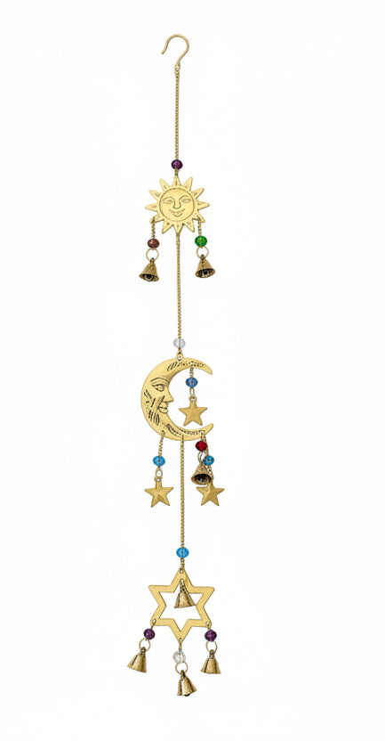Suns, Moon, And Star Wind Chime