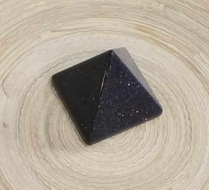 Blue Goldstone Pyramid