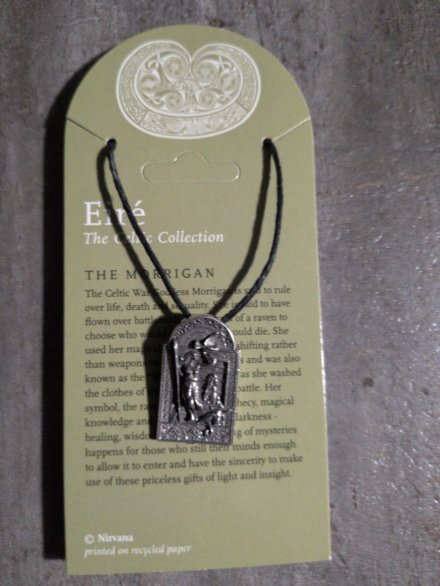 Eiré Celtic Collection The Morrigan Pewter Pendant