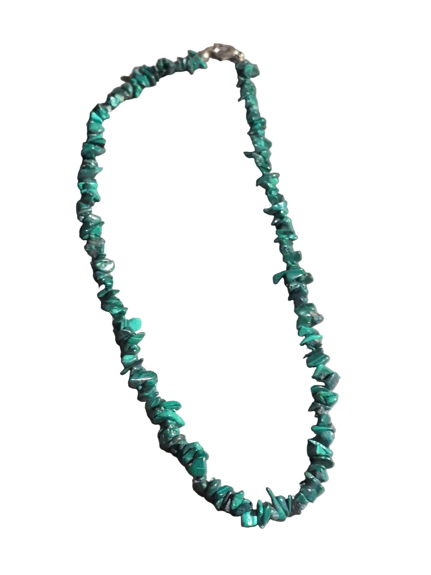 Gemstone Chips Choker- Malachite