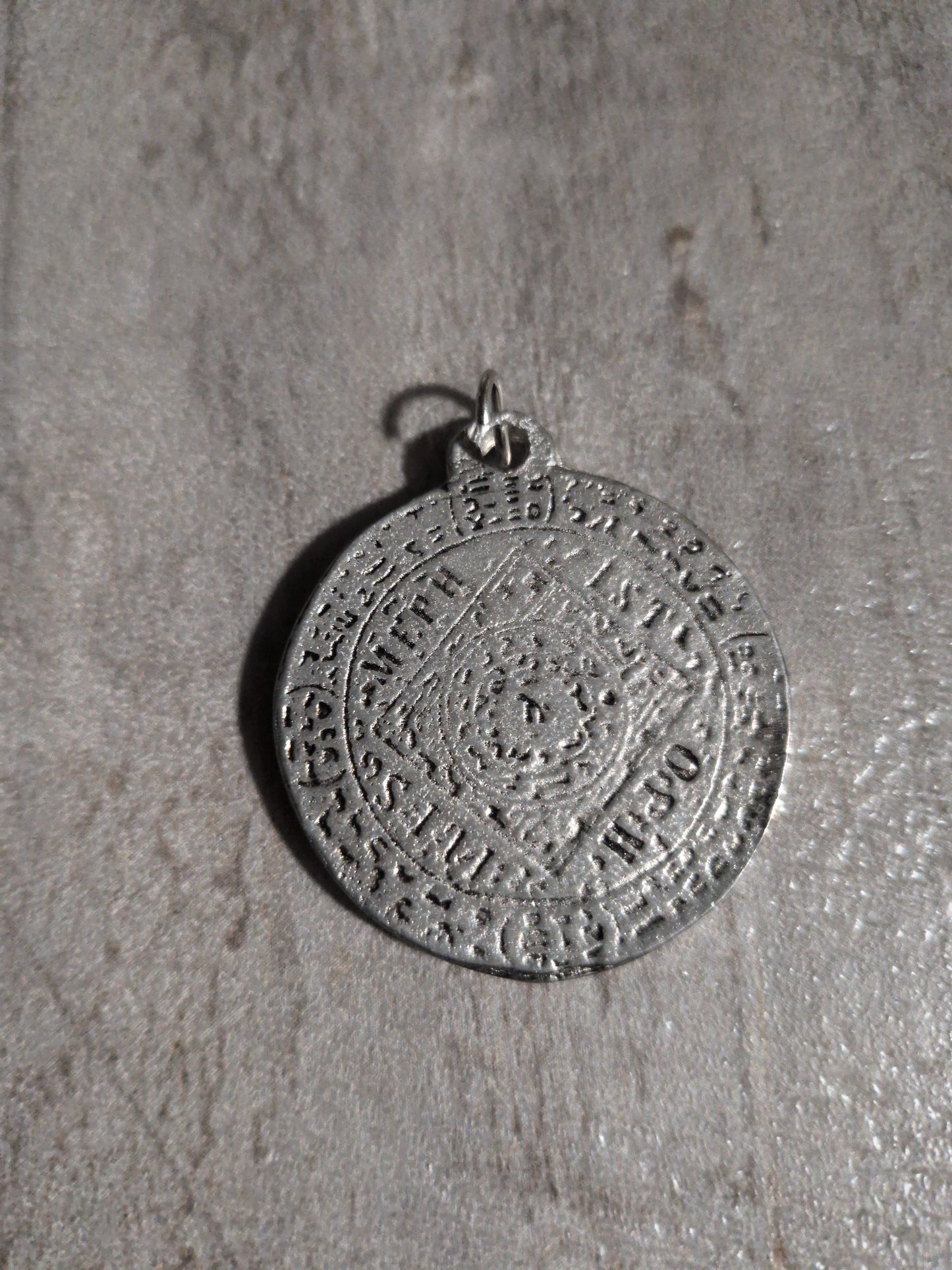 Seal of Mephistopheles Pewter Pendant